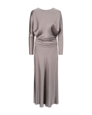 modern elegant dresses Evening Blush Pink Long Halter Feathers Sleeveless Floor Length Graduation Dress wedding guest Dress Bardot Yve V-Neck Halter Open-Back
