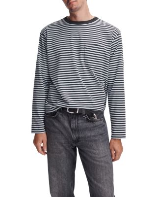 Long Sleeve Boxy Stripe Tee