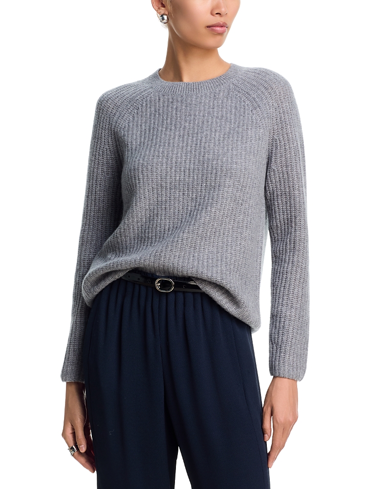 C by Bloomingdale's Cashmere Shaker Stitch Raglan Sweater - Exclusive