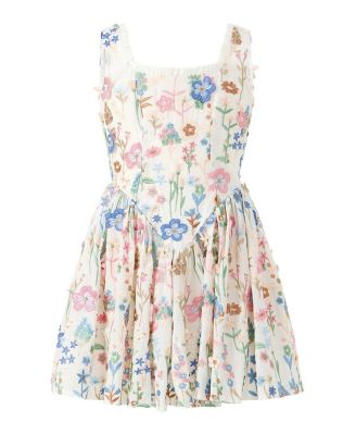  Girls' Everly Embroidered Mini Dress - Little Kid, Big Kid