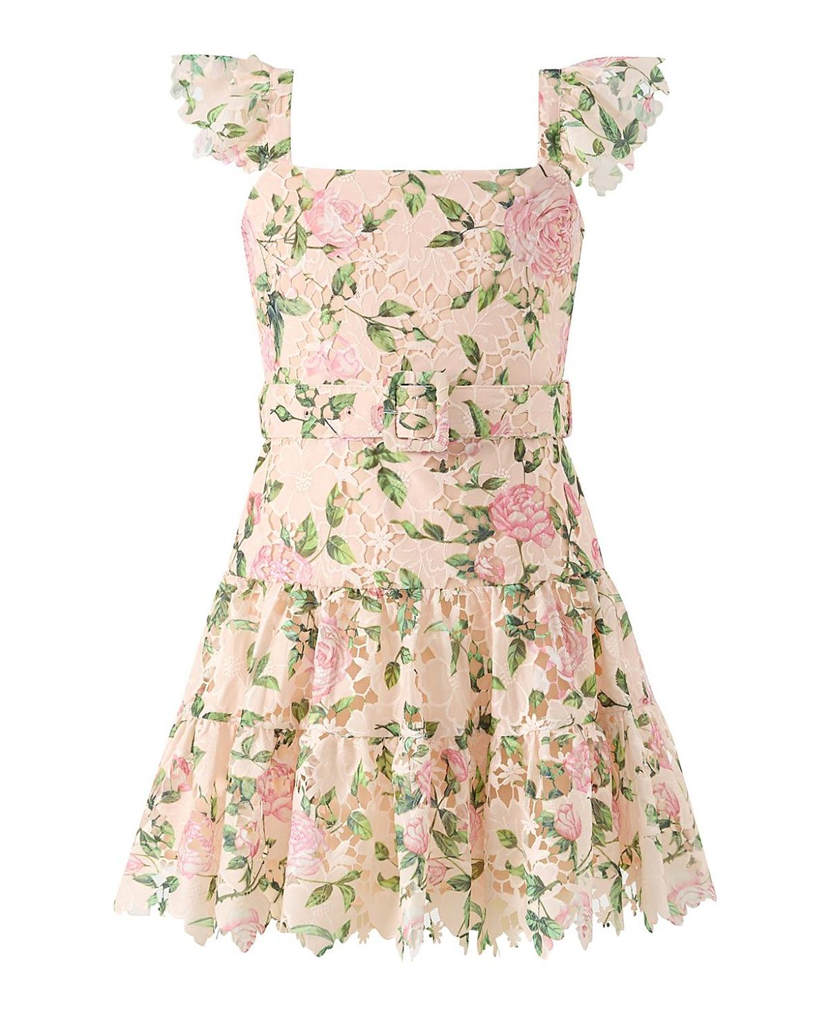 Marlo Kids Girls' Leonora Embroidered Mini Dress - Little Kid, Big Kid