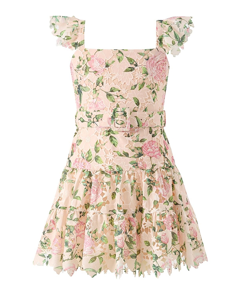 Marlo Kids Girls' Leonora Embroidered Mini Dress - Little Kid, Big Kid