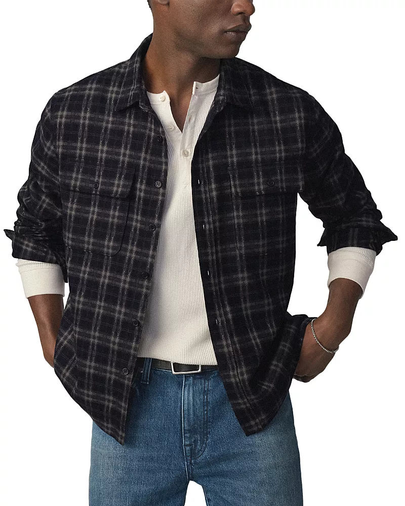Joe's Jeans Double Pocket Plaid Shirt