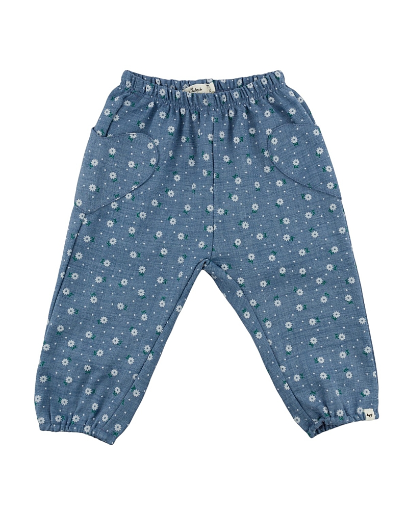 oh baby! Girls' Sunburst Heart Side Pocket Pant - Baby, Little Kid