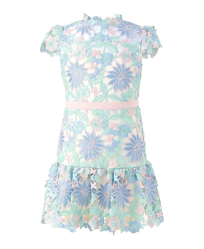 Marlo Kids Girls' Addison Embroidered Mini Dress - Little Kid, Big Kid