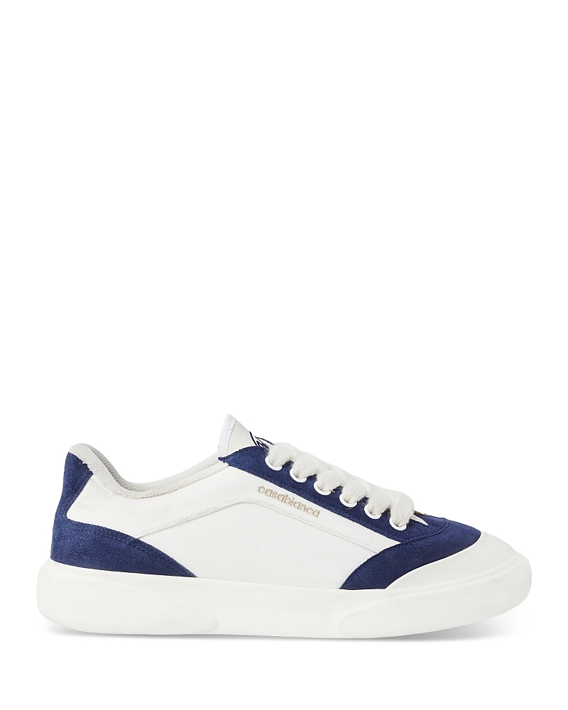 Casablanca Men's Del Mar Lace Up Low Top Leather Sneakers