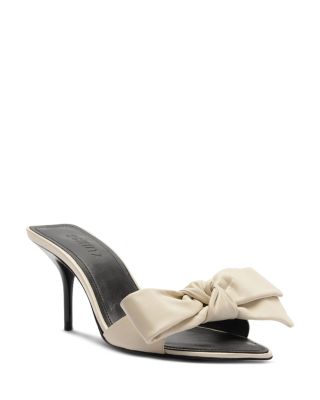 Women's Elodie Leather Bow Sandals