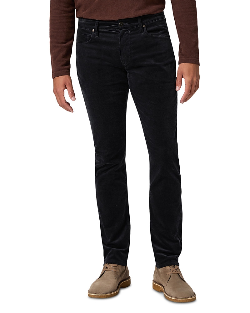 Paige Federal Slim Straight Fit Corduroy 32 Pants in Deep Anchor Cord