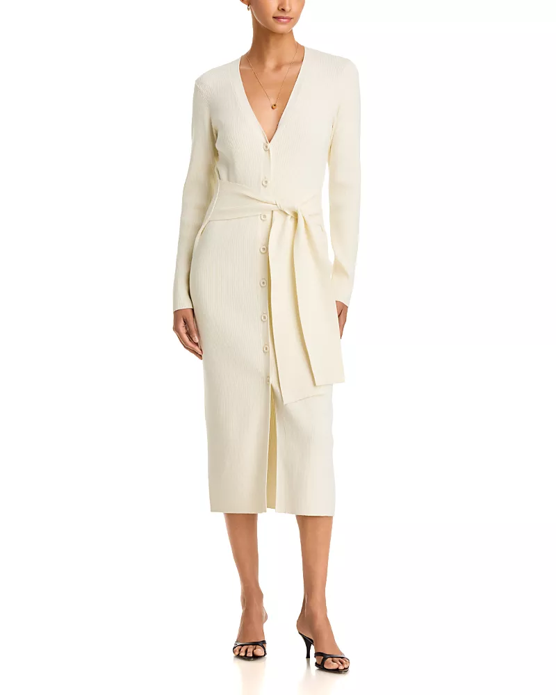 Toccin Lara Long Sleeve Cardigan Dress
