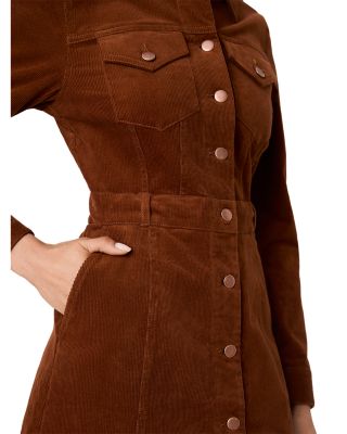 Casey Corduroy Button Front Dress - thumbnail 7