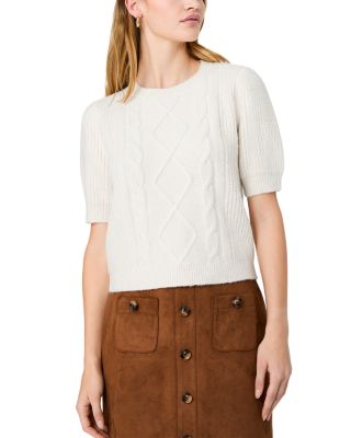 Wesley Knit Puff Sleeve Sweater 