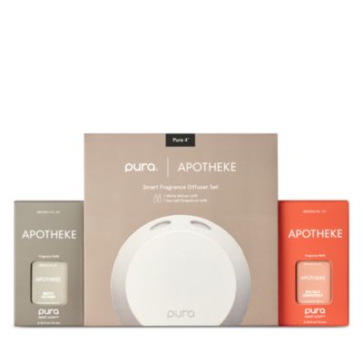 Pura Smart Fragrance Diffuser Set - Sea Salt Grapefruit and White Vetiver