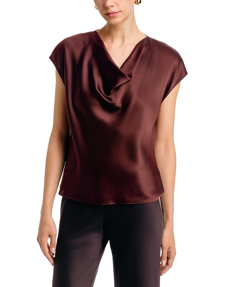 Vince Cowl Neck Silk Blouse