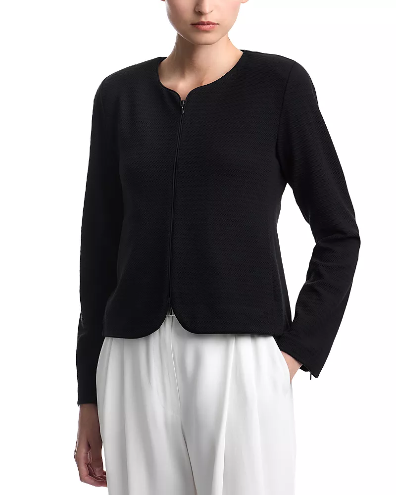 Emporio Armani Jersey Jacquard Blazer