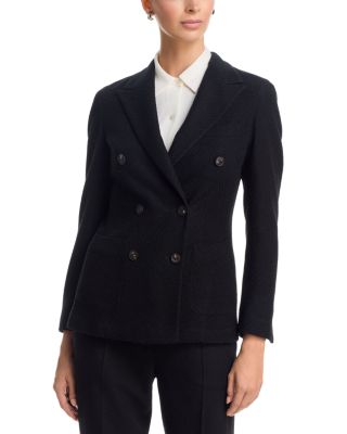 Eleventy Wool Mohair Double Breasted Jacket