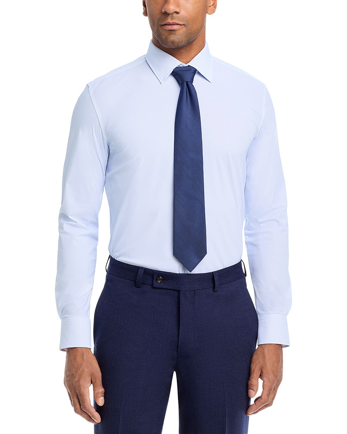 Boss Hank Perfect Neat Slim Fit Dress Shirt