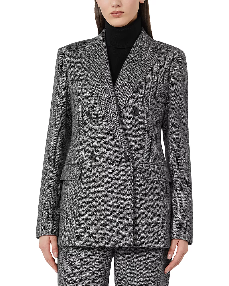 Max Mara Studio Mstcresta Double Breasted Blazer