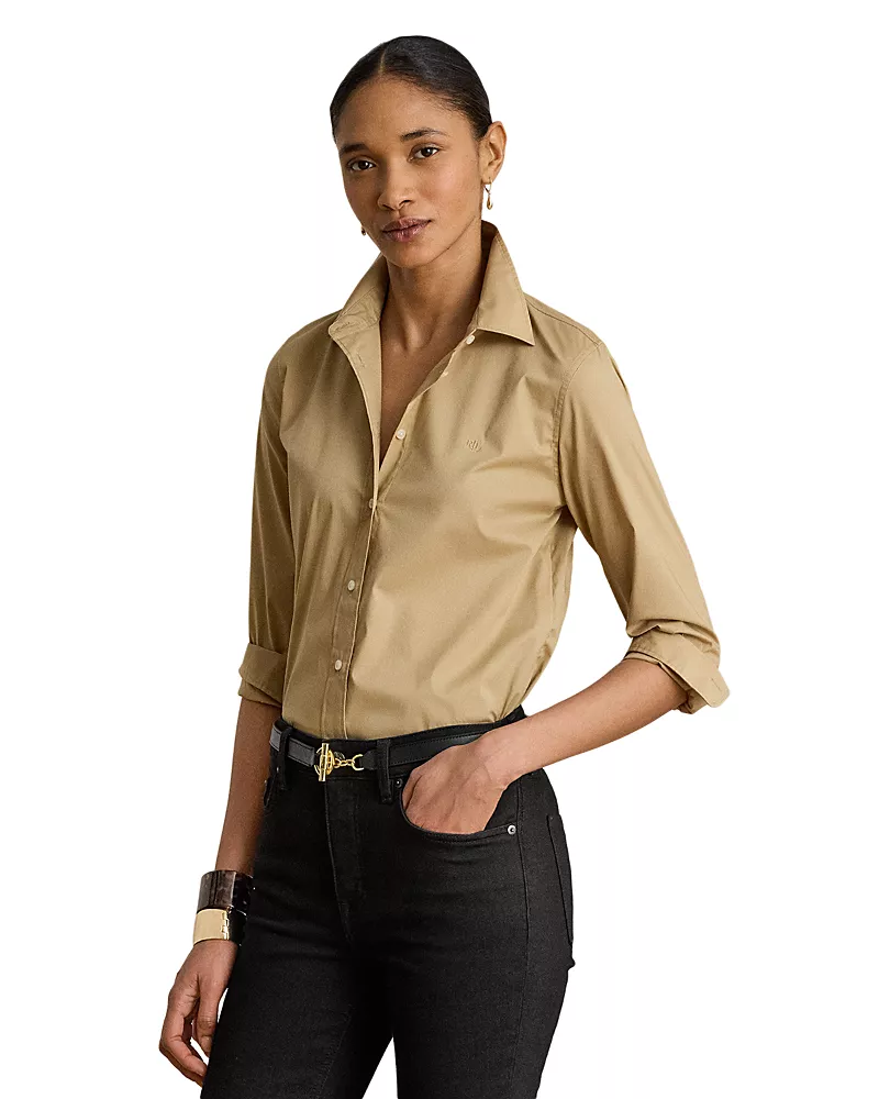 Lauren Ralph Lauren Stretch Cotton Blend Shirt