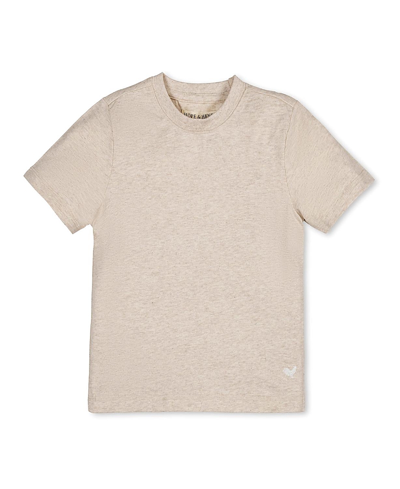 Hope & Henry Boys' Organic Short Sleeve Henley Tee - Little Kid, Big Kid