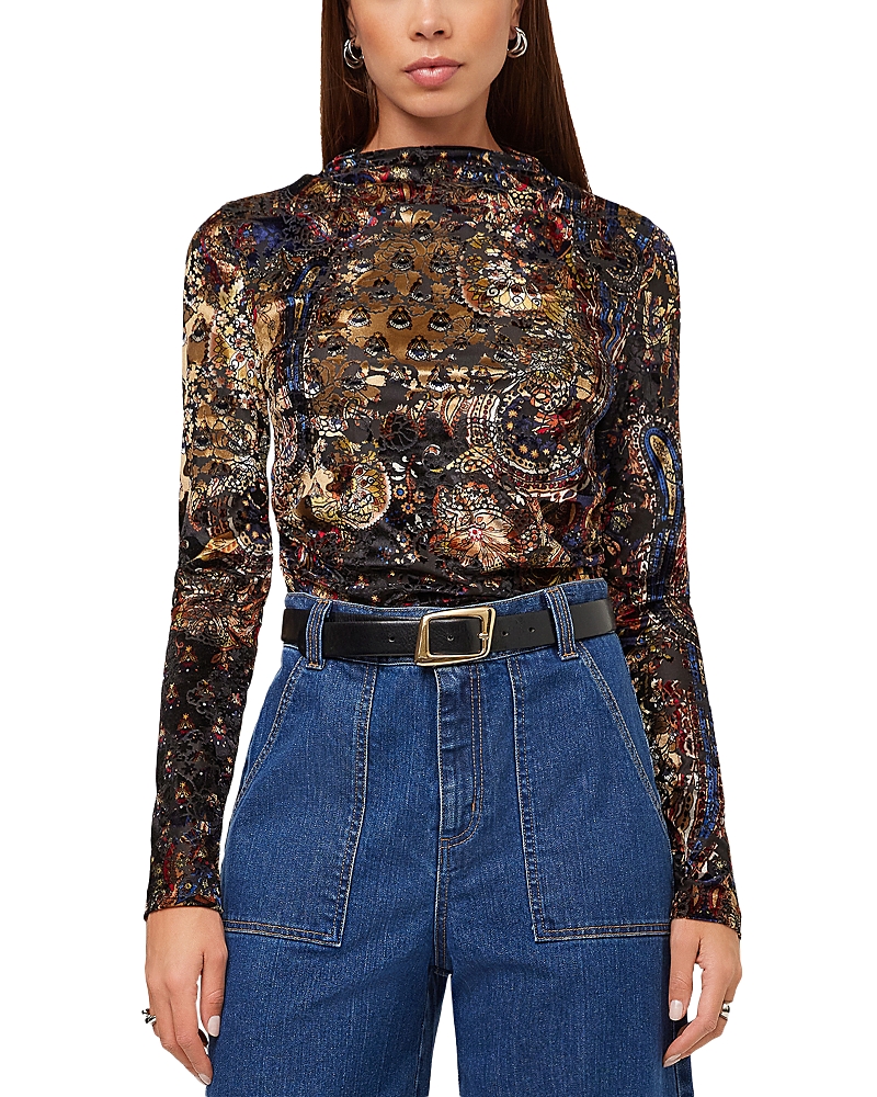 Fifteen Twenty Khami Velvet Burnout Top