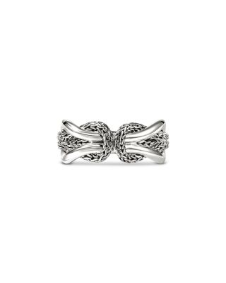 Sterling Silver Love Knot Infinite Ring