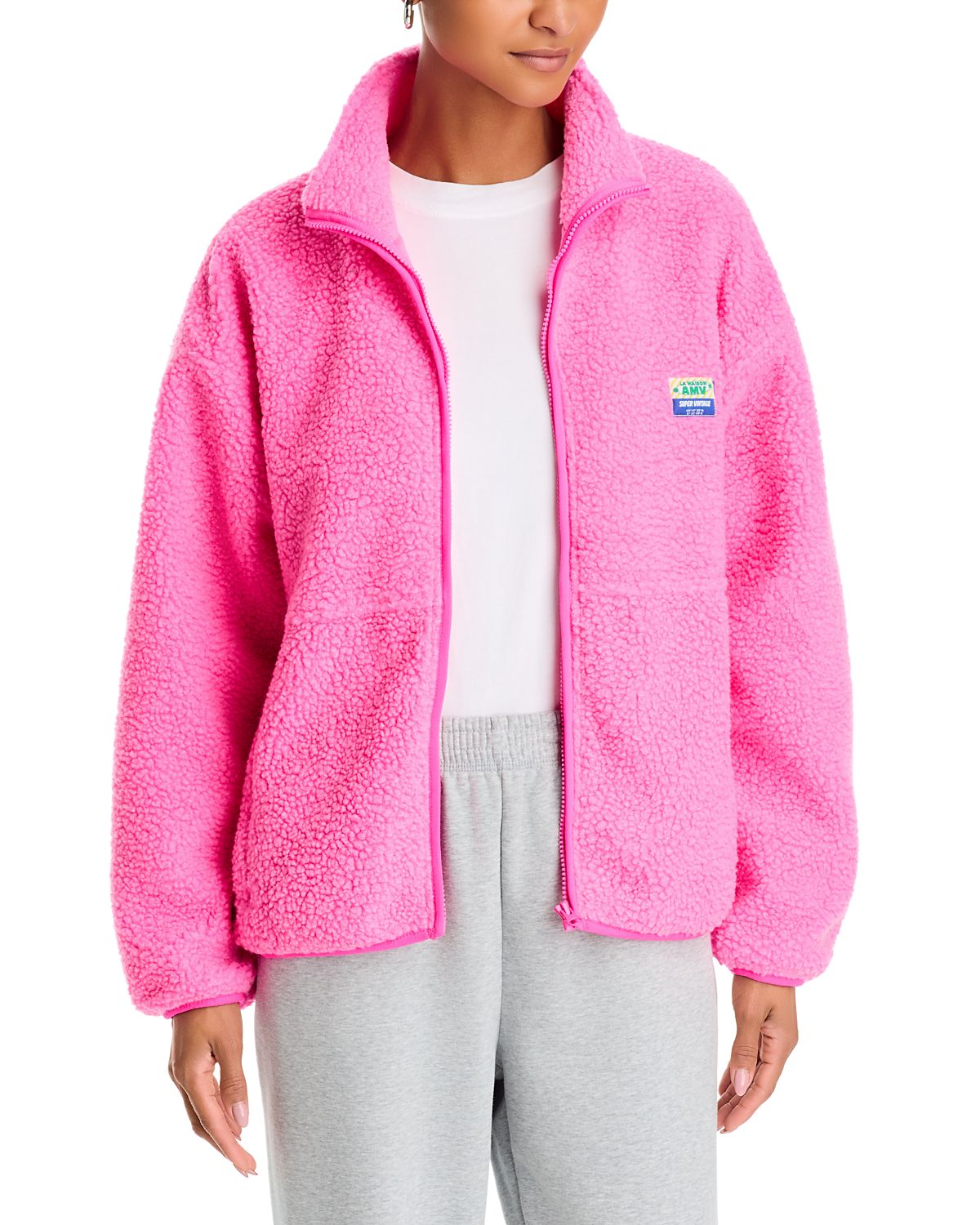 American Vintage Fleece Zippered Jacket