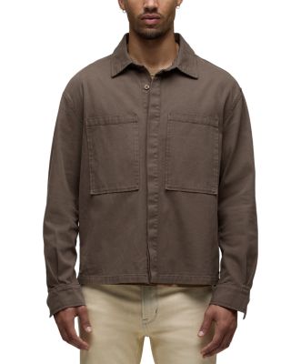 Relaxed Cotton Pocket Overshirt 