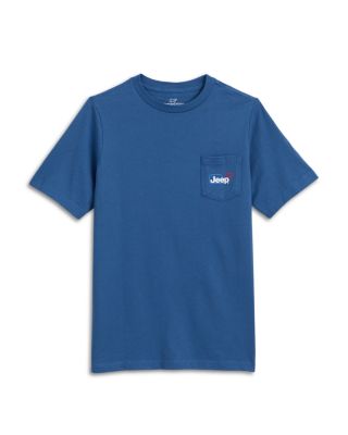 x Jeep Boys' Logo Pocket Cotton Tee - Little Kid, Big Kid