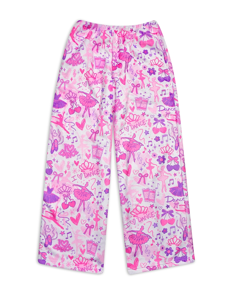 Iscream Girls' Cory Paige Love to Dance Printed Plush Pants - Little Kid, Big Kid
