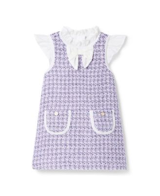  Girls' The Tweed Bow Dress - Baby, Little Kid, Big Kid