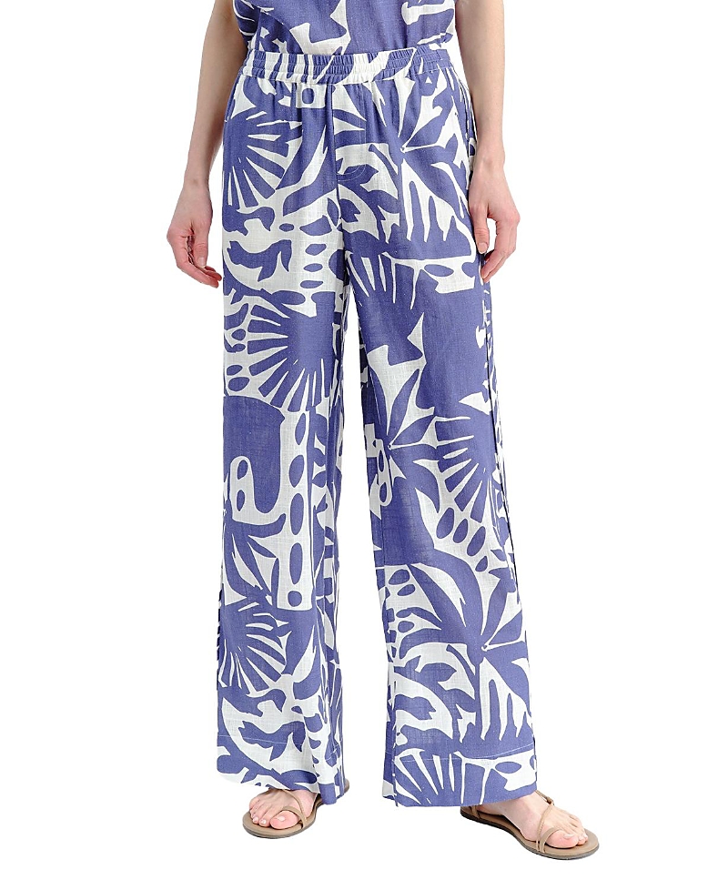 Cartolina Mia Linen Wide-Leg Pant