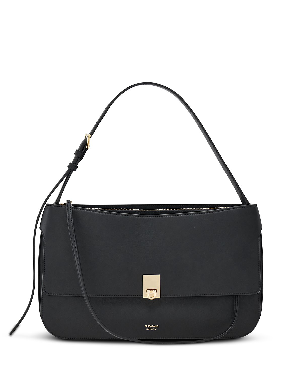 Ferragamo Cara Leather Shoulder Bag