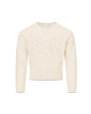 Girls' Zolee Wool & Cashmere Bow Sweater - Big Kid