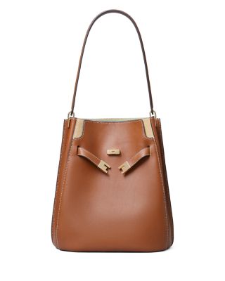 Lee Radziwell Leather Bucket Bag