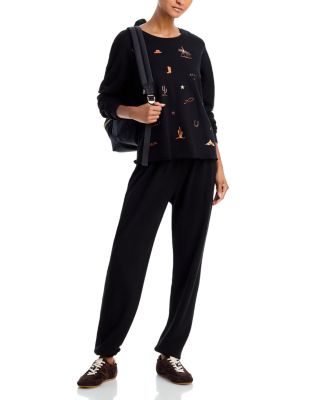 Gina Pull On Cotton Sweatpants - Exclusive - thumbnail 2