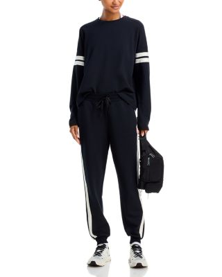 Varsity Drawstring Waist Joggers - Exclusive - thumbnail 6