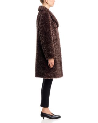 Curly Faux Fur Coat - thumbnail 5