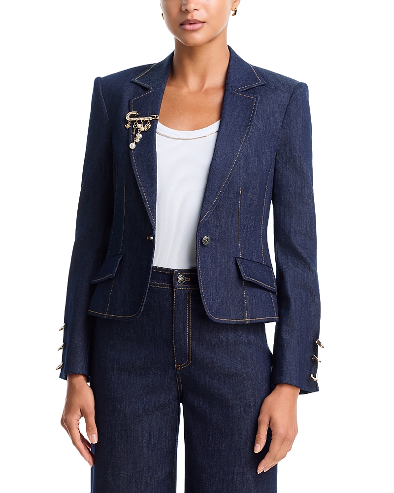 Cinq a Sept Khloe Rhinestone Pin Blazer