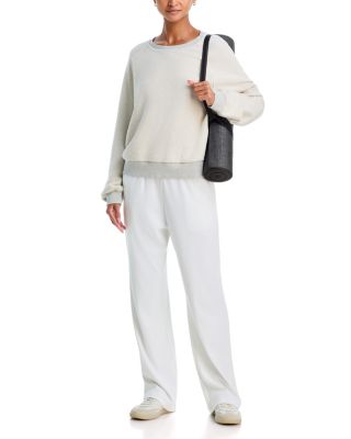 Reverse Fleece Cotton Sweatshirt - Exclusive - thumbnail 2