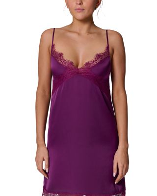 Simone Perele Satin Secrets Lace Trim Chemise