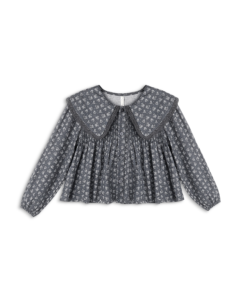 Rylee + Cru Girls' Fern Heart Ditsy Blouse - Little Kid, Big Kid