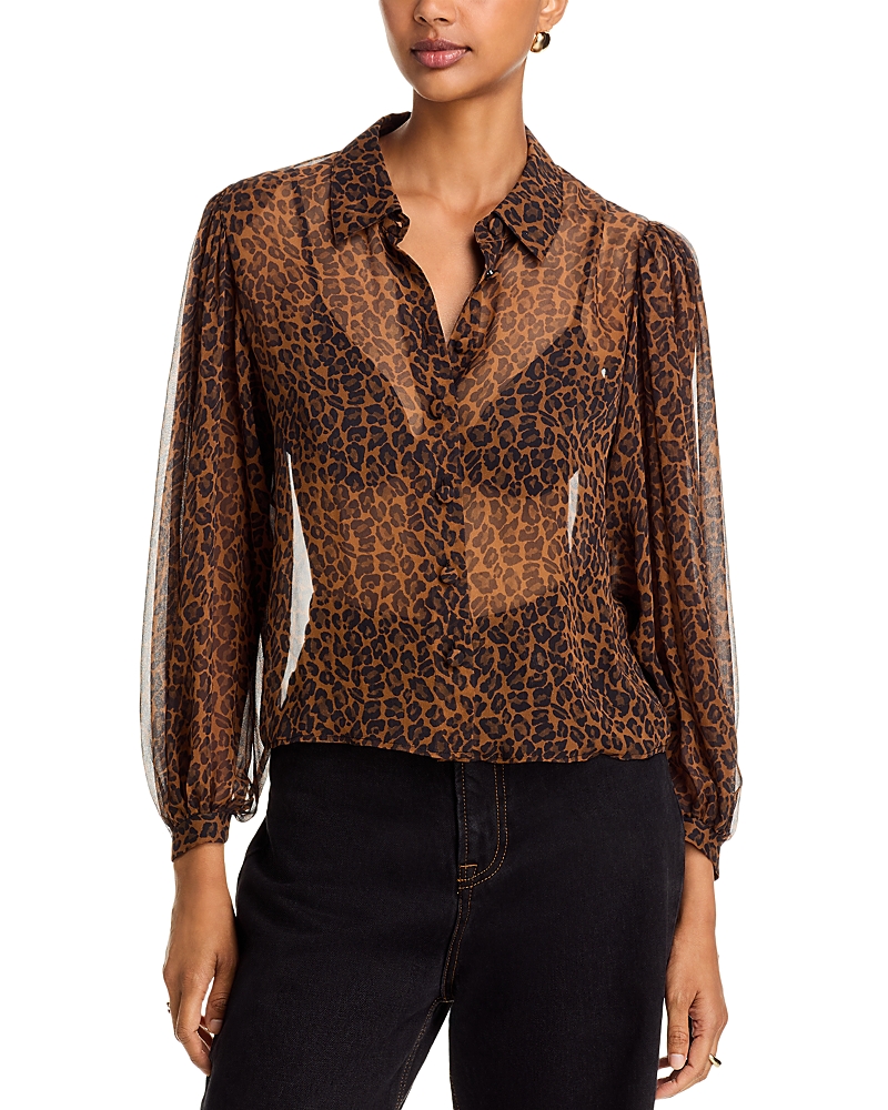 Frame The Silk Prairie Sheer Shirt