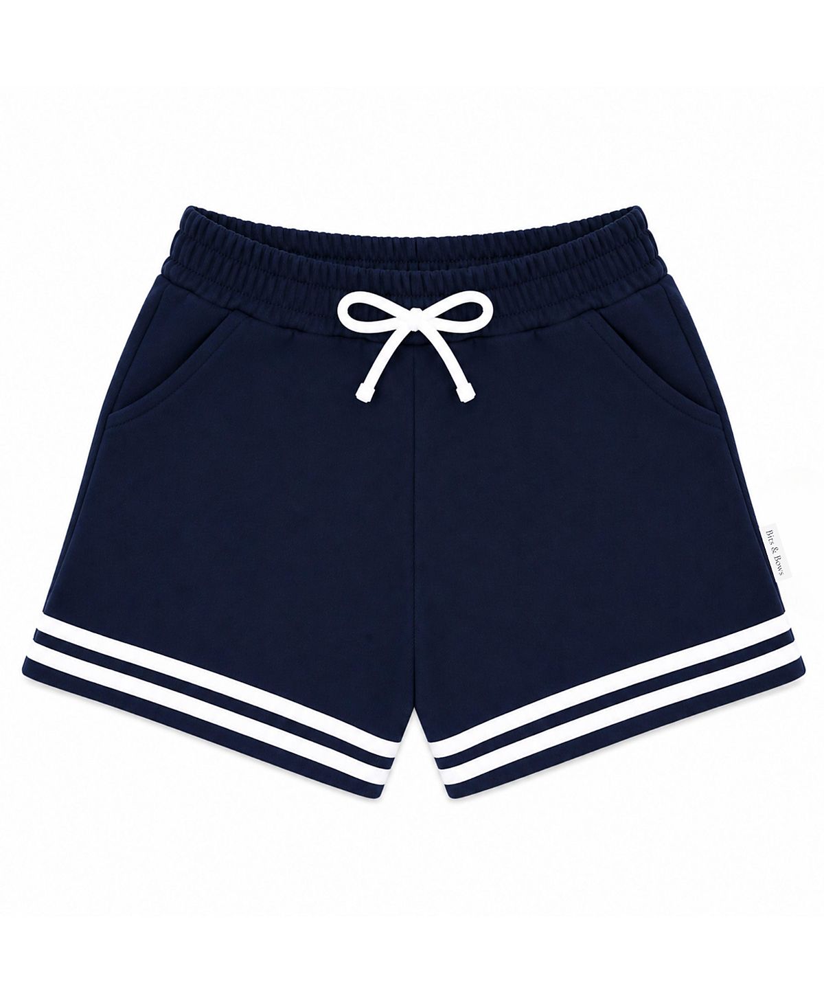 Bits & Bows Unisex Striped Varsity Shorts - Baby, Little Kid, Big Kid
