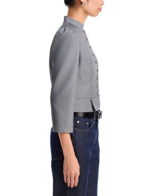 Kaelani Button Front Peplum Jacket - thumbnail 5