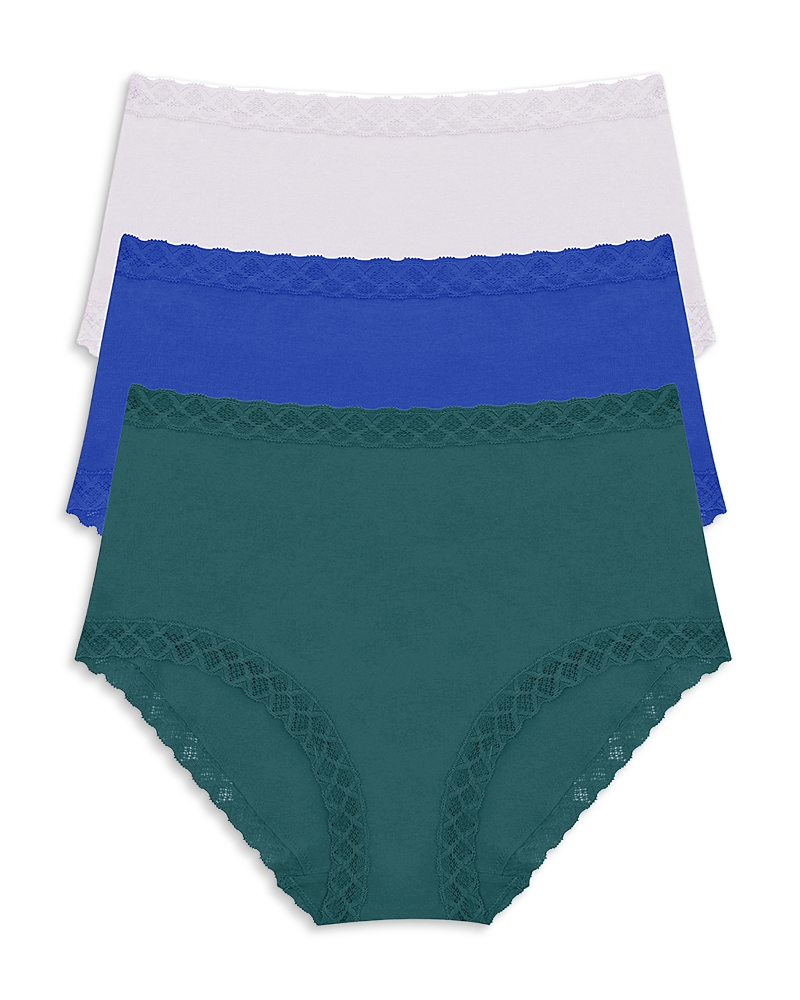 Natori Bliss Cotton Full Brief 3-pack In Multi