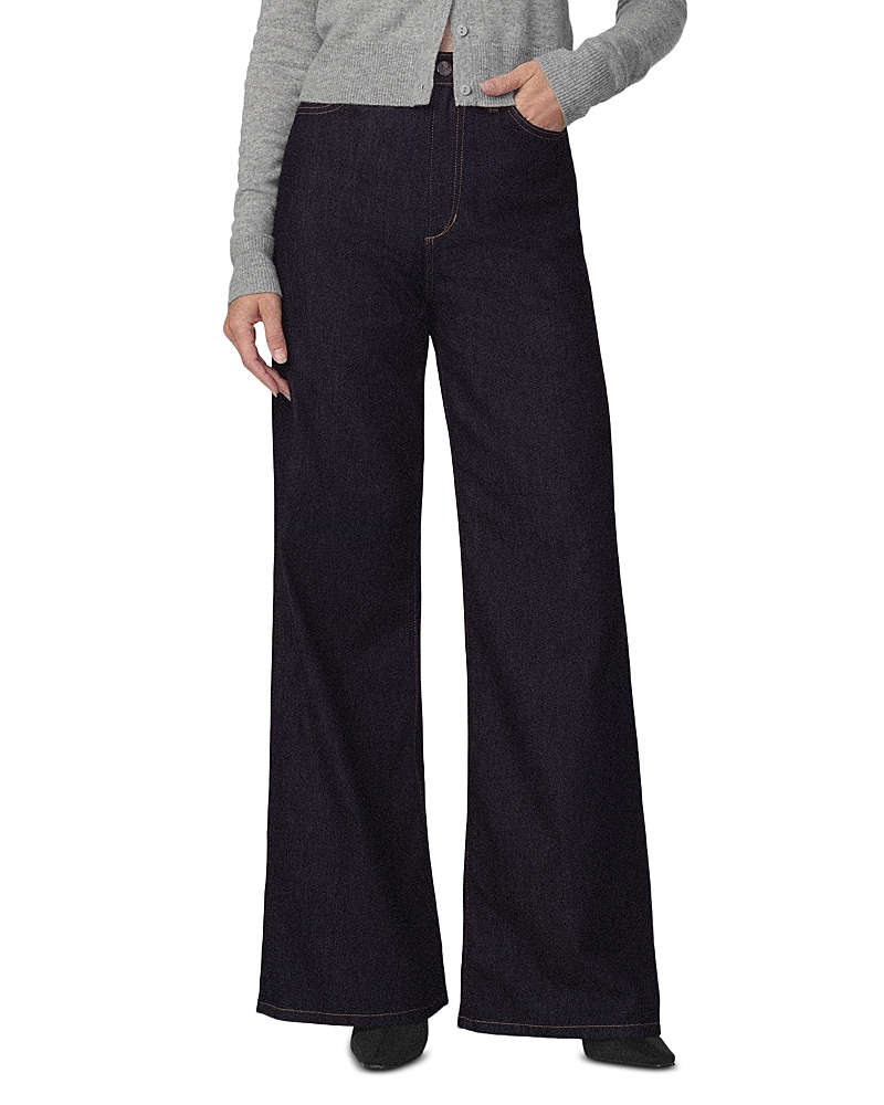 Joe's Jeans The Mia Petite High Rise Wide Leg Jeans in Absolutely
