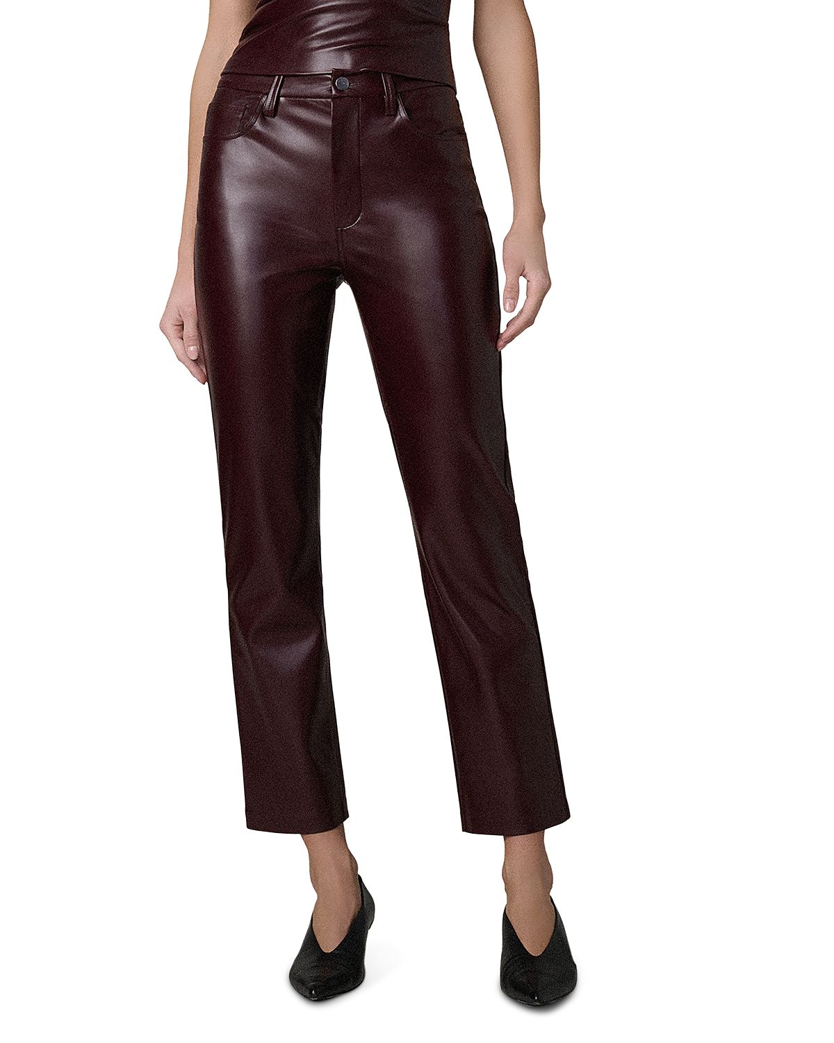 Joe's Jeans The Lyra Slim Faux Leather Jeans