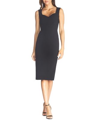 Dress the Population Elle Sweetheart Neck Bodycon Midi Dress