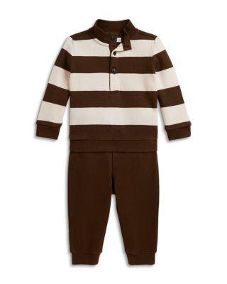 Boys' Striped Estate Rib Pullover & Pants Set - Baby