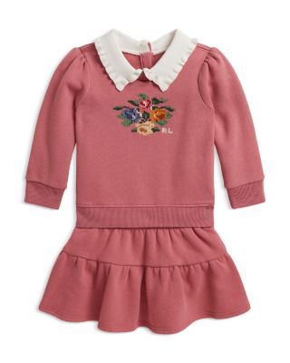Girls' Floral Fleece Sweatshirt & Skirt Set - Baby